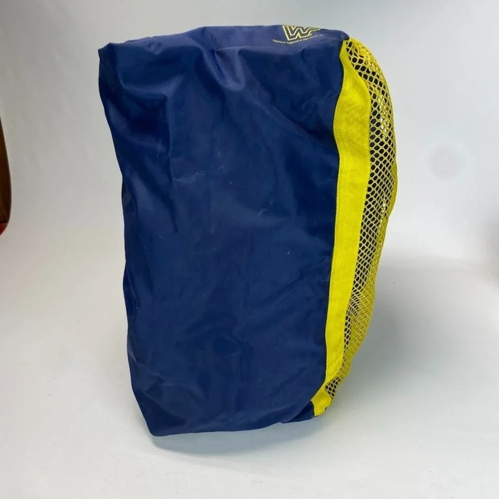 VTG WWF Gym Duffel Bag Original 80s World Wrestling Federation Miller Lite